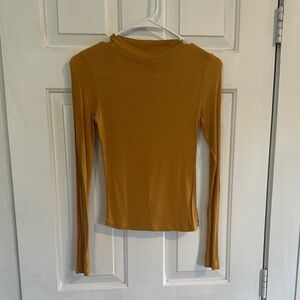 Timing size small yellow long sleeve women’s